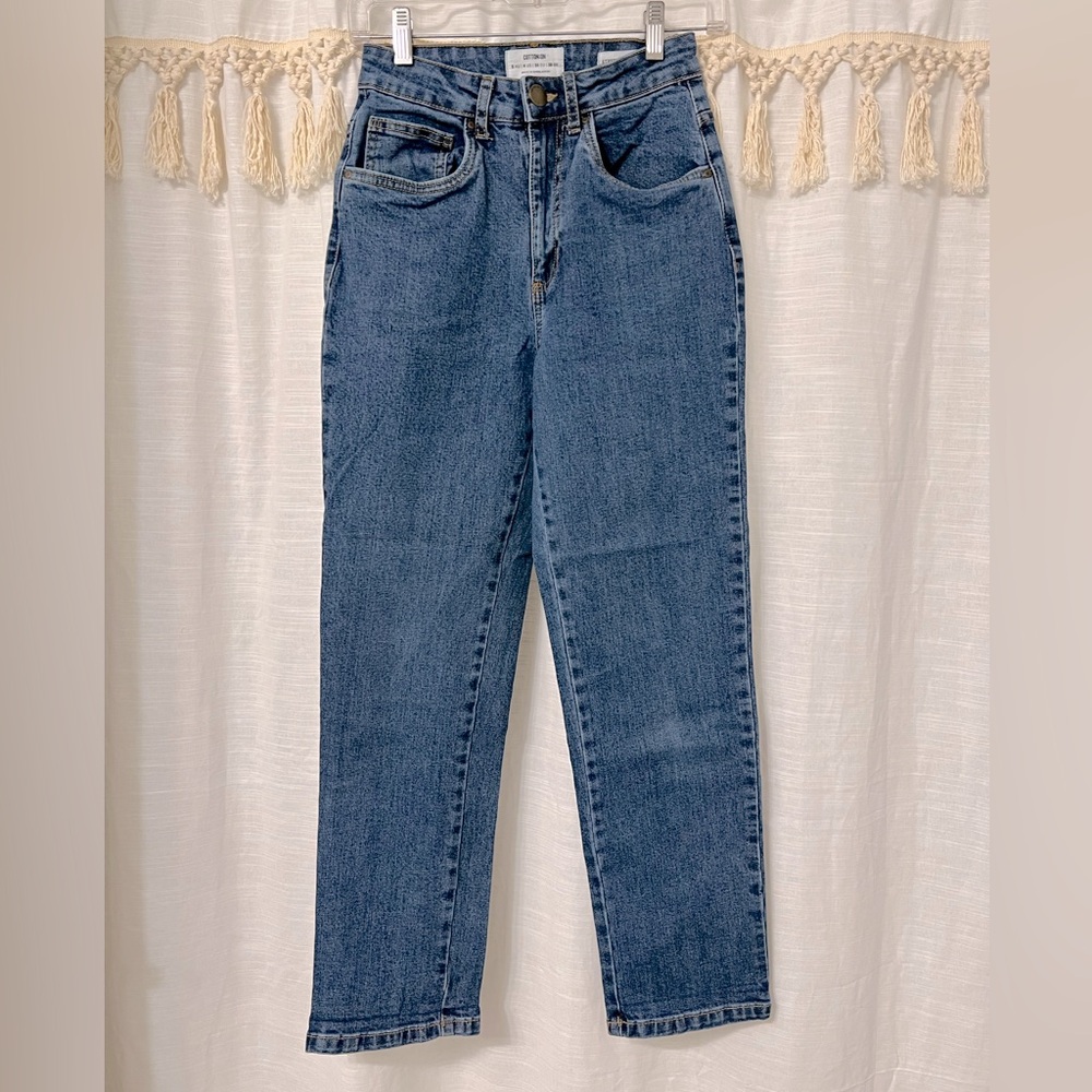 Cotton On Stretch Straight Leg mom jeans size 4